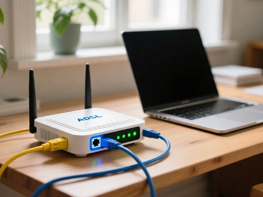راهنمای گام به گام تنظیم (کانفیگ) مودم ADSL در خانه